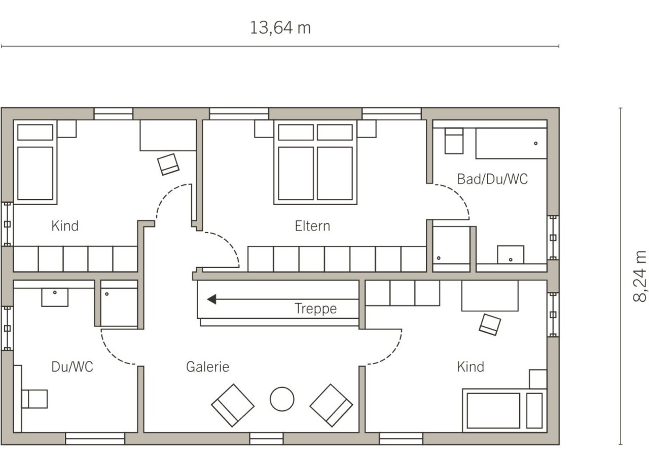 Grundriss Dachgeschoss