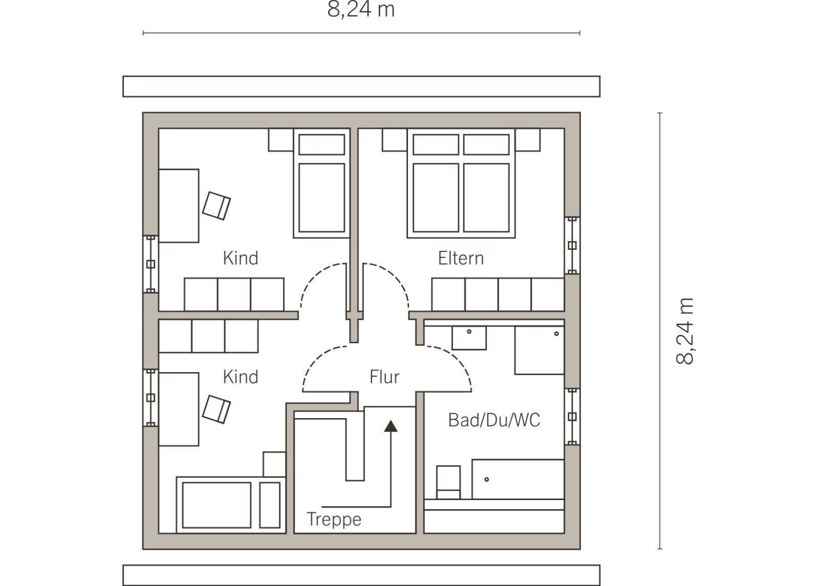 Grundriss Dachgeschoss