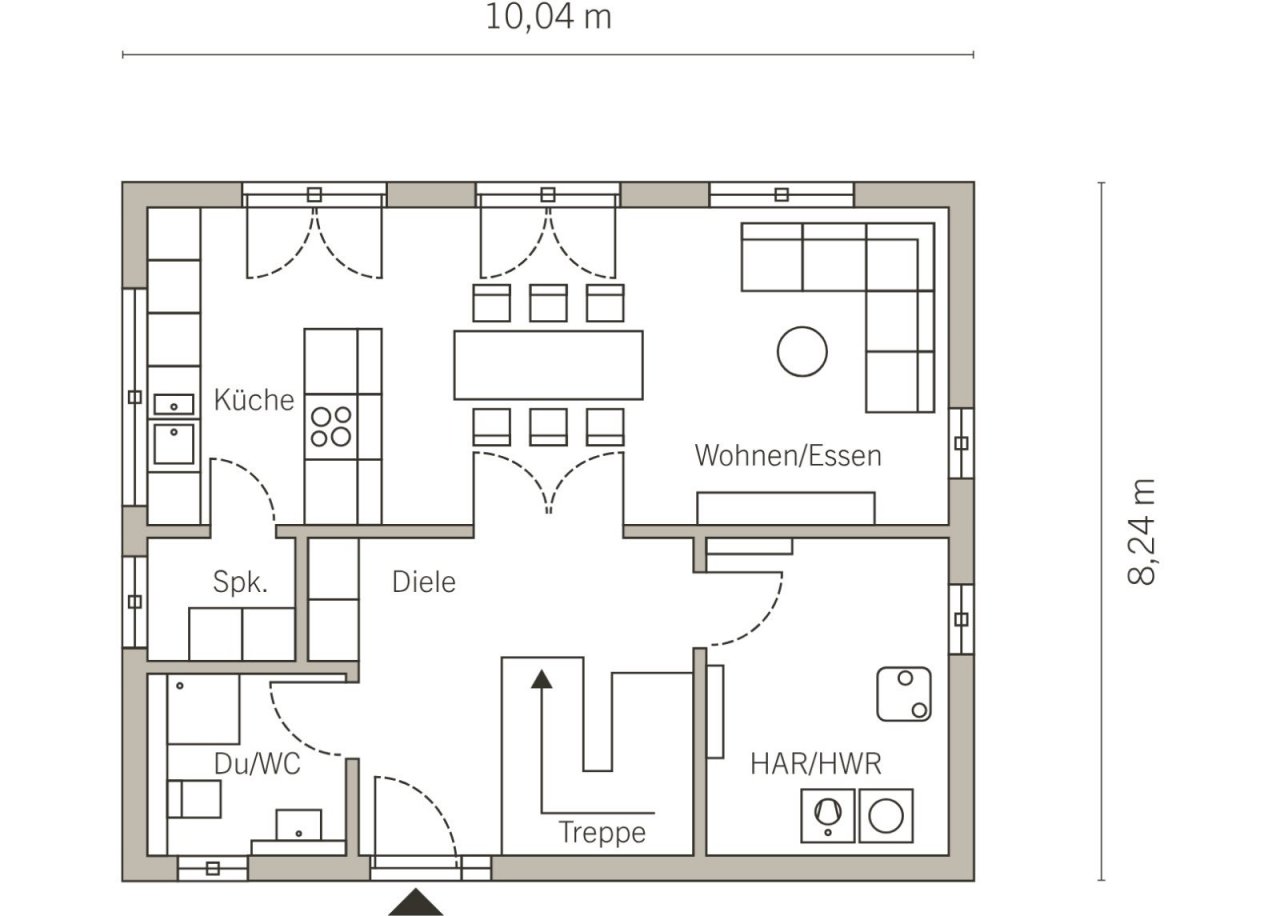 Grundriss Erdgeschoss