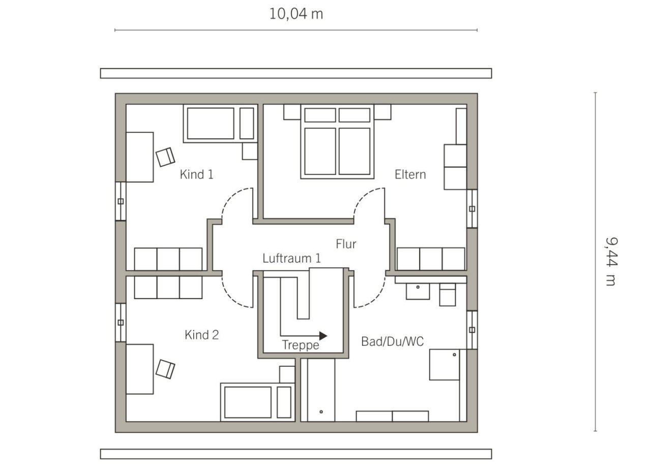 Grundriss Dachgeschoss
