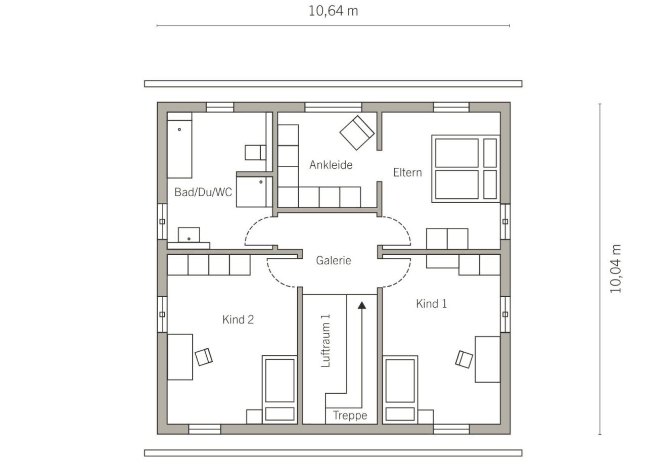Grundriss Dachgeschoss