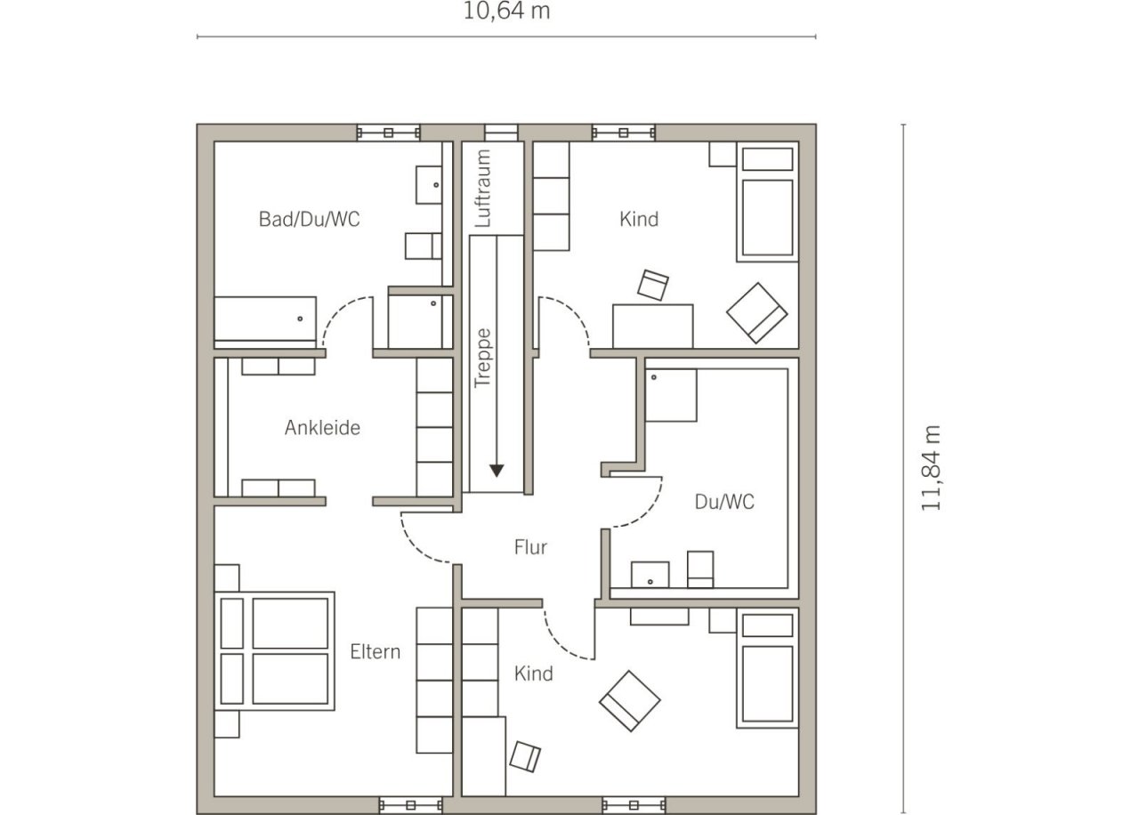 Grundriss Dachgeschoss
