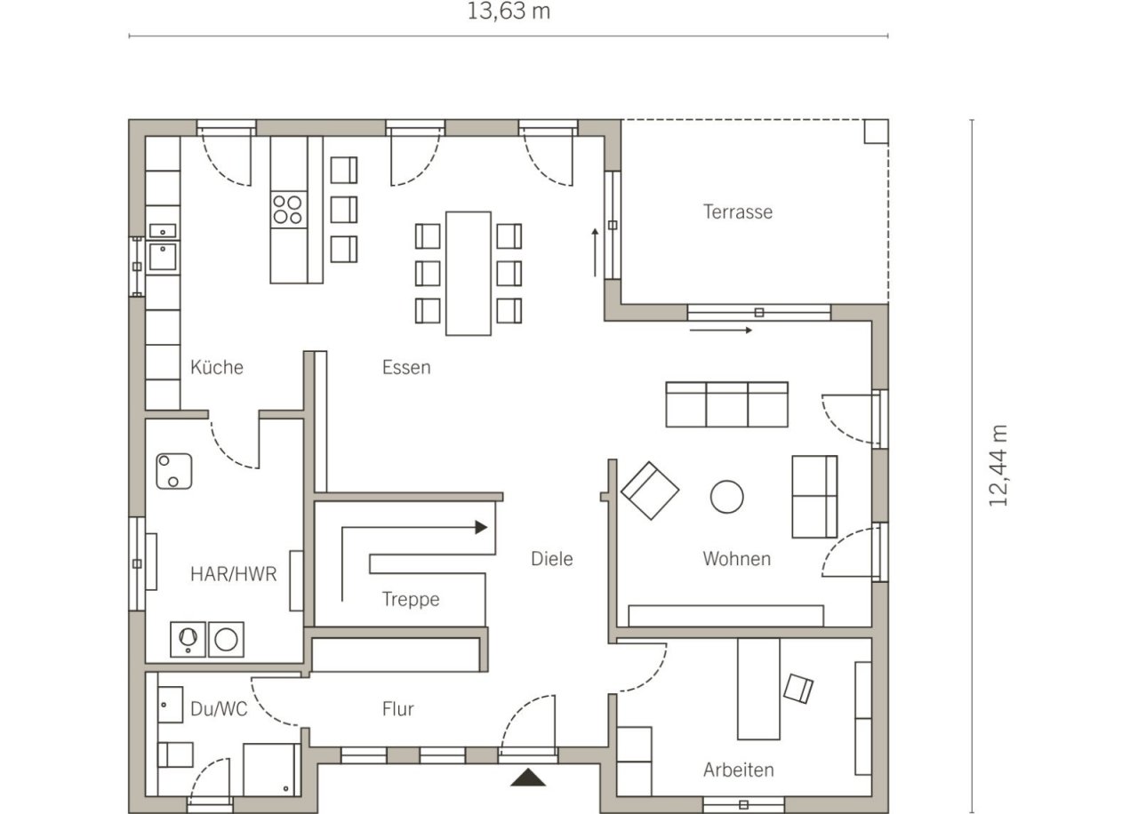 Grundriss Erdgeschoss Grundriss Erdgeschoss