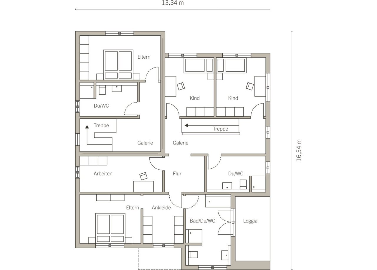 Grundriss Dachgeschoss