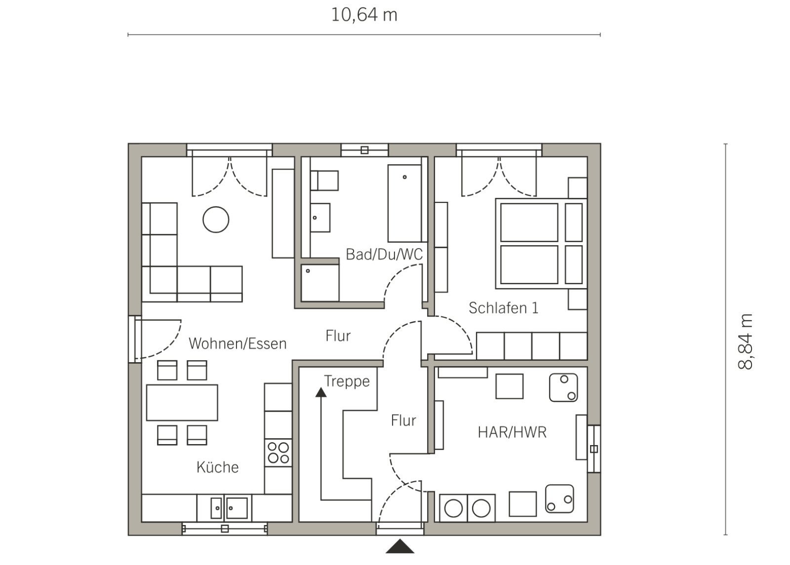 Grundriss Erdgeschoss