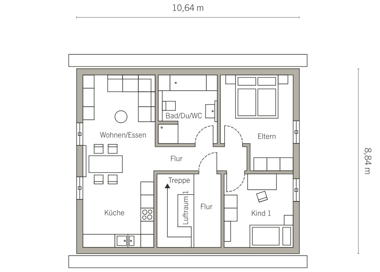 Grundriss Dachgeschoss
