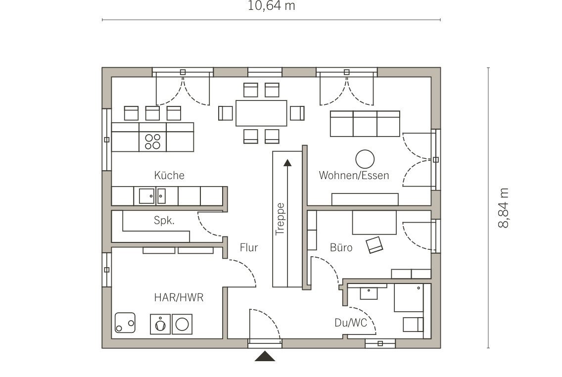 Grundriss Erdgeschoss Grundriss Erdgeschoss