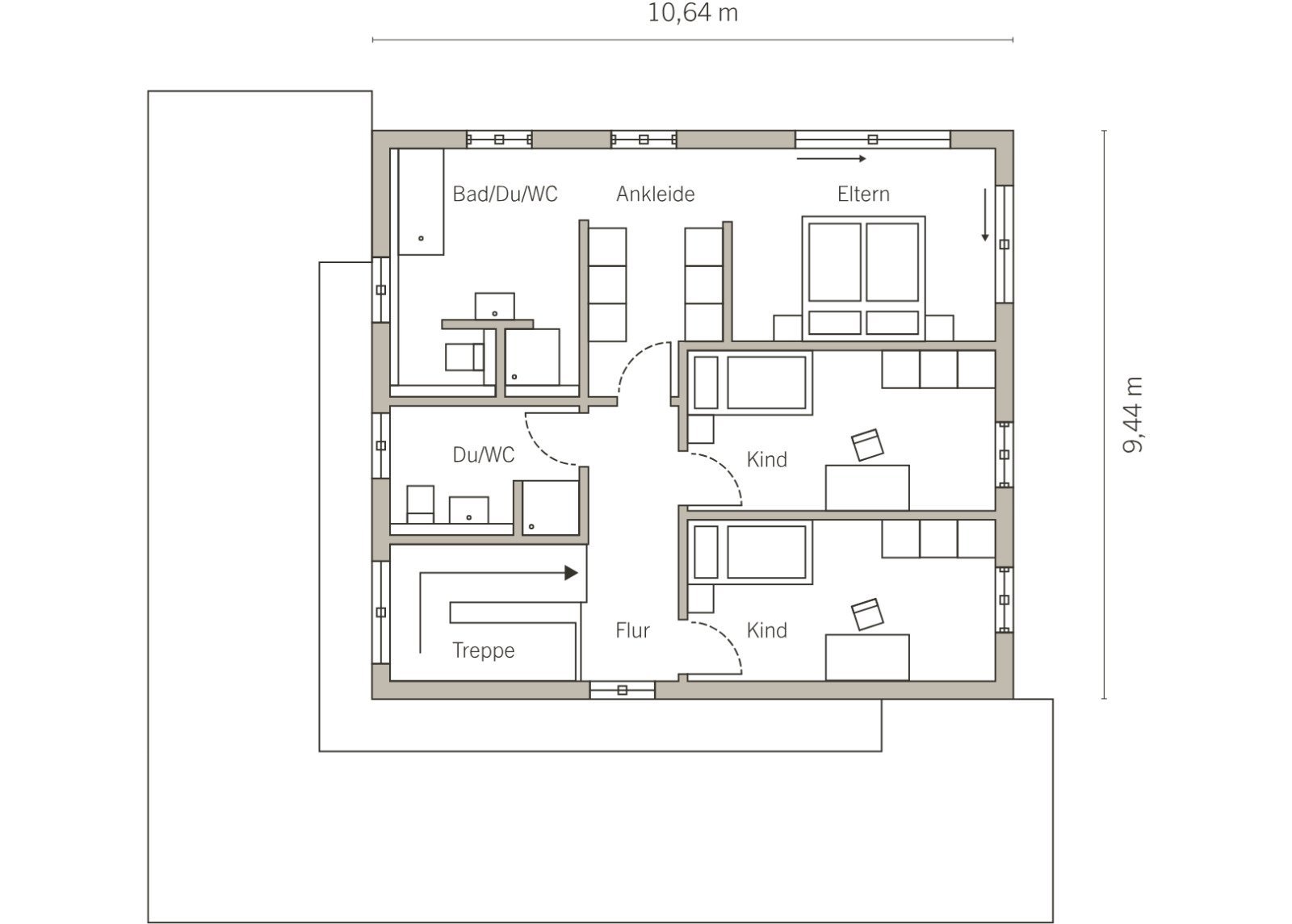 Grundriss Dachgeschoss