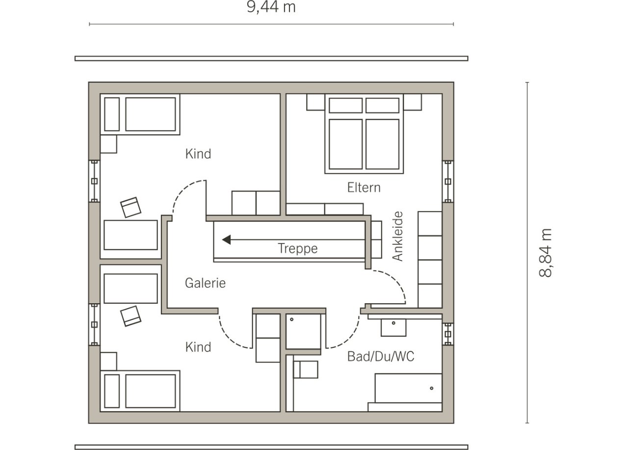 Grundriss 10 Dachgeschoss
