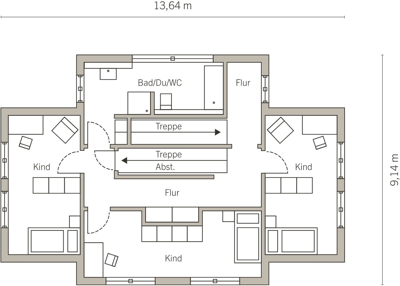 Townhouse Obergeschoss Townhouse Obergeschoss