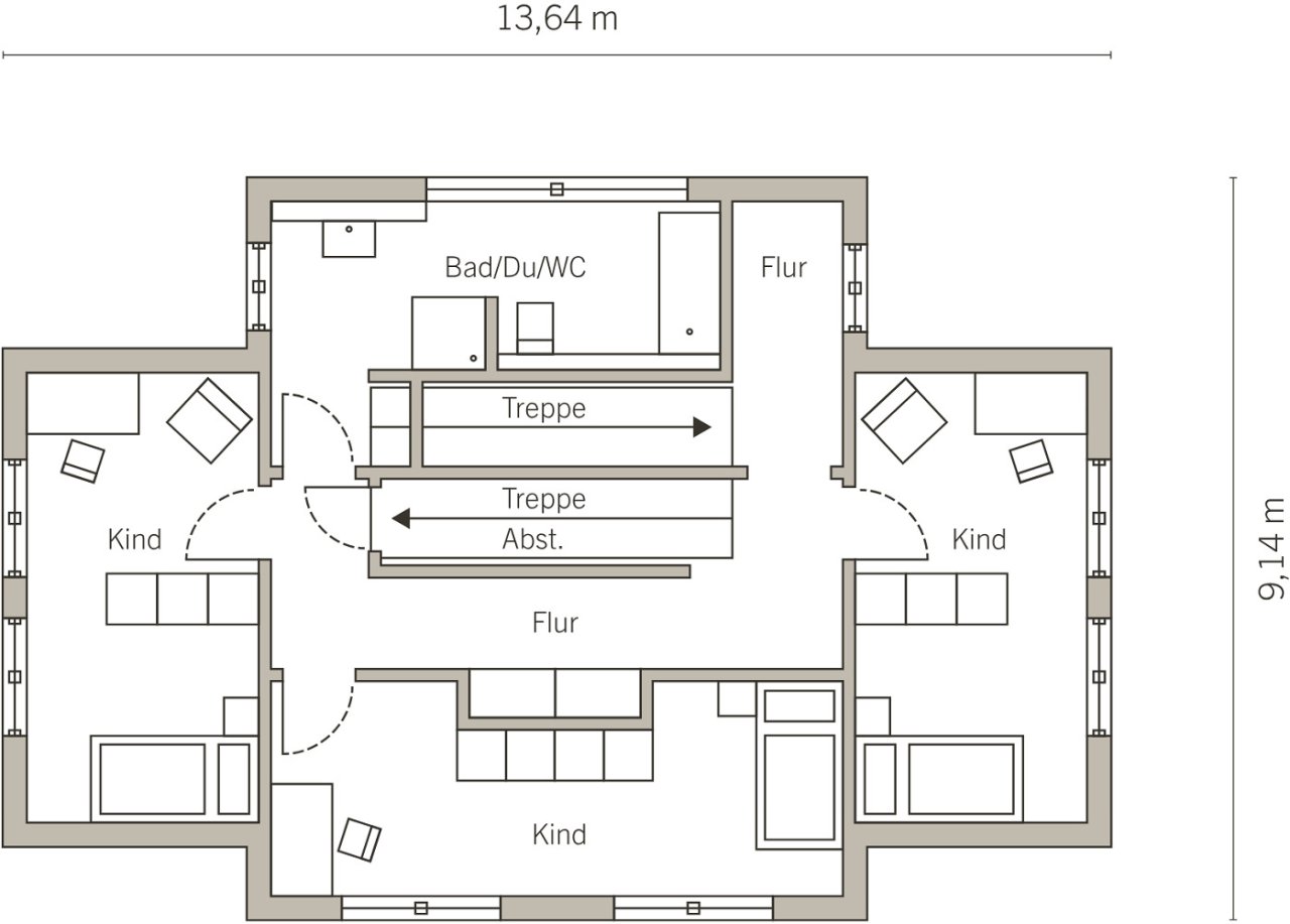 Townhouse Obergeschoss Townhouse Obergeschoss