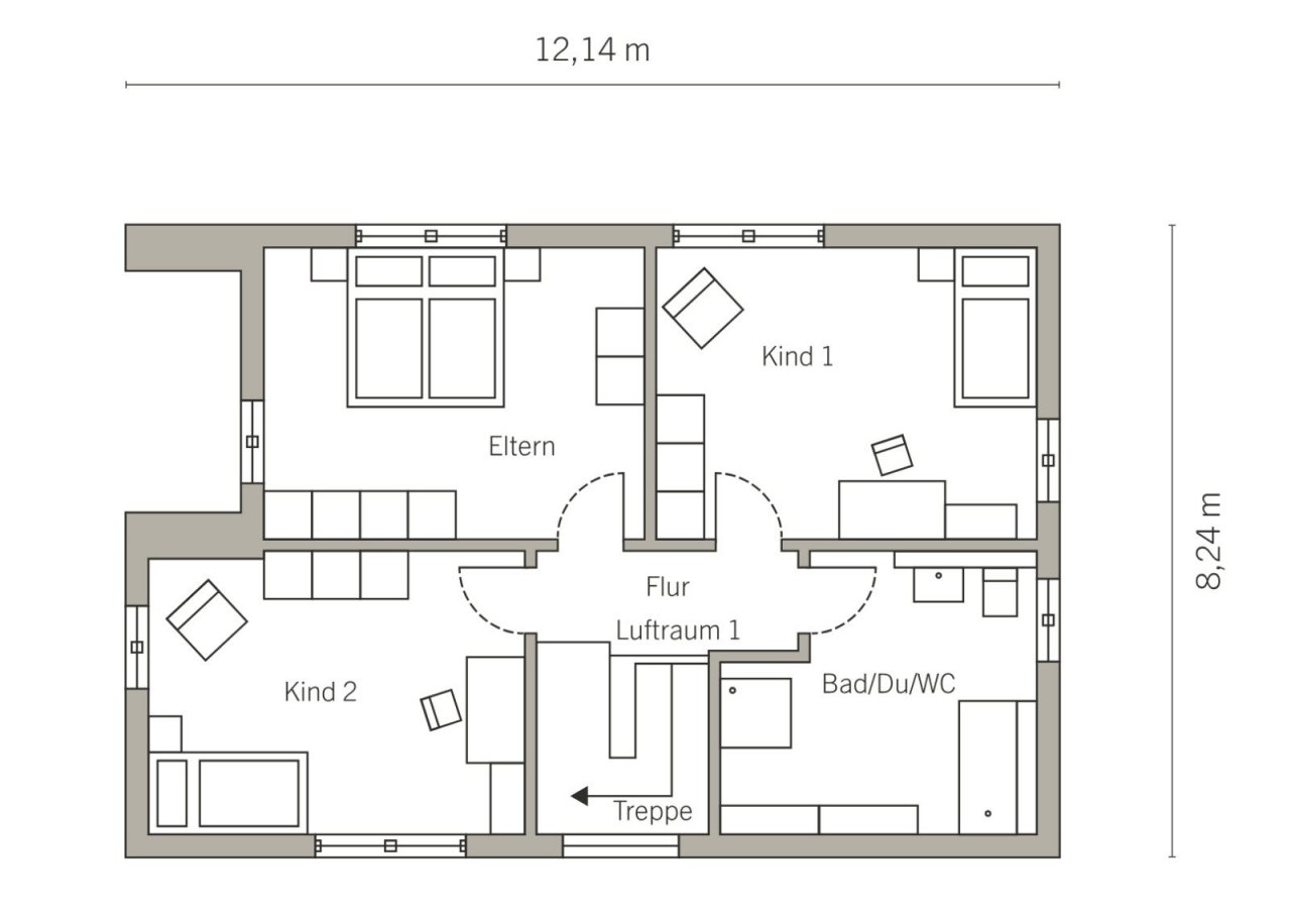 Grundriss Dachgeschoss