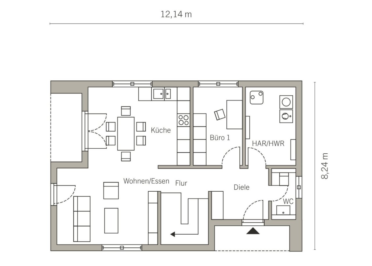 Grundriss Erdgeschoss