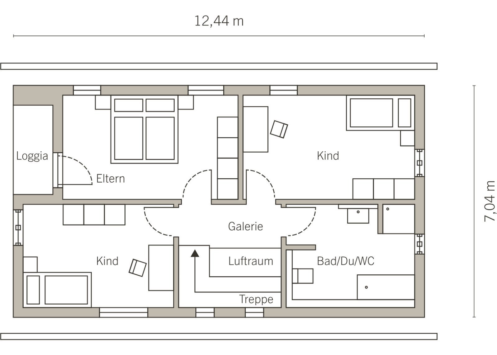 Grundriss Dachgeschoss