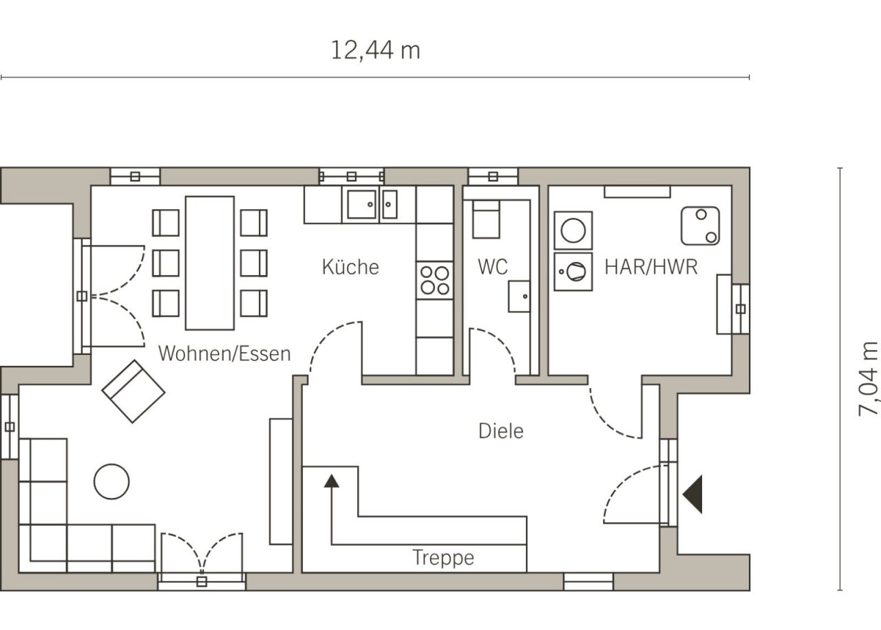 Grundriss Erdgeschoss