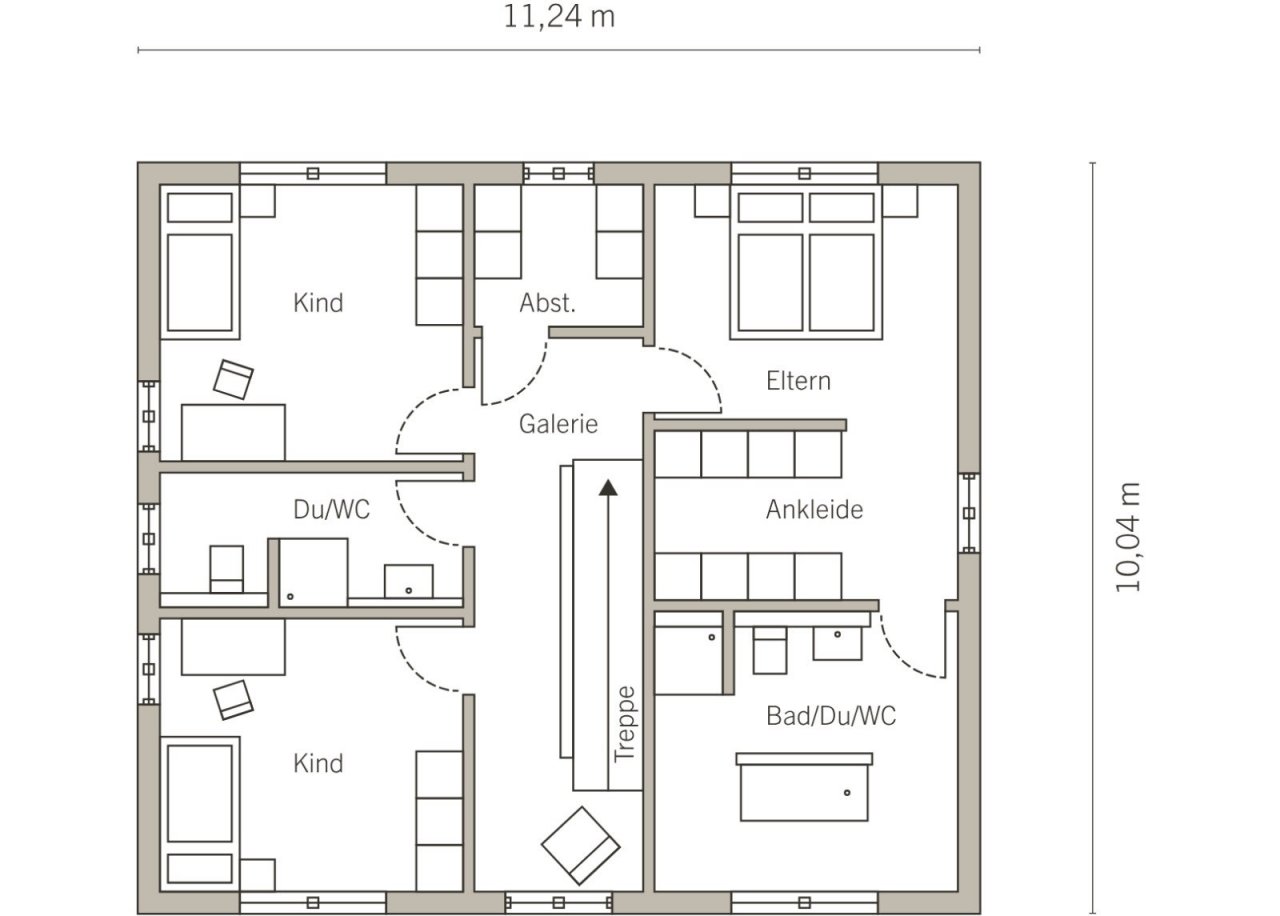 Grundriss Dachgeschoss