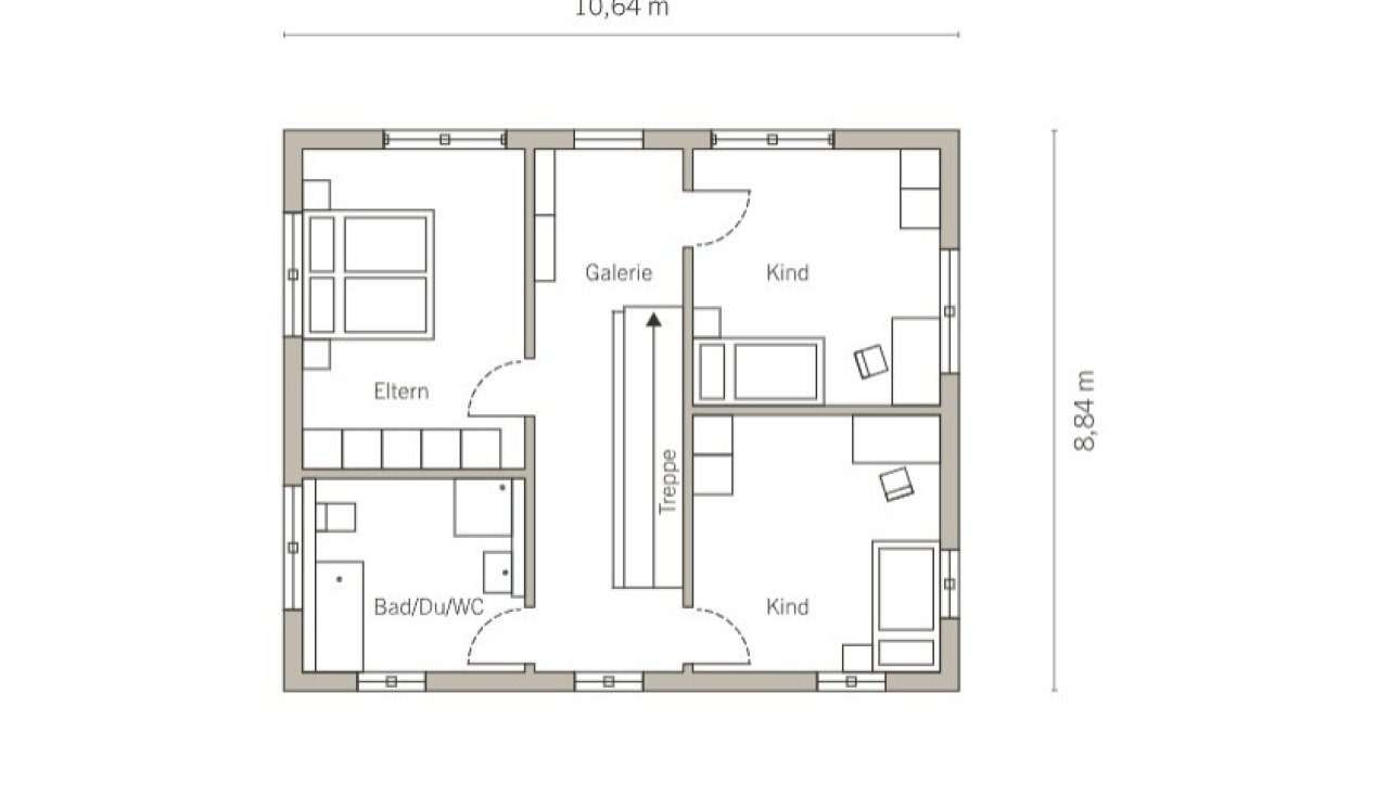 Grundriss Obergeschoss Grundriss Obergeschoss