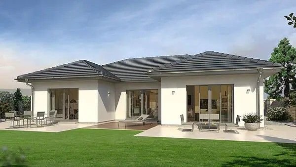 Eggersdorf: Ein Bungalow in U-Form der alle ihre Wünsche erfüllt ! Preis mit Grundstück ! 