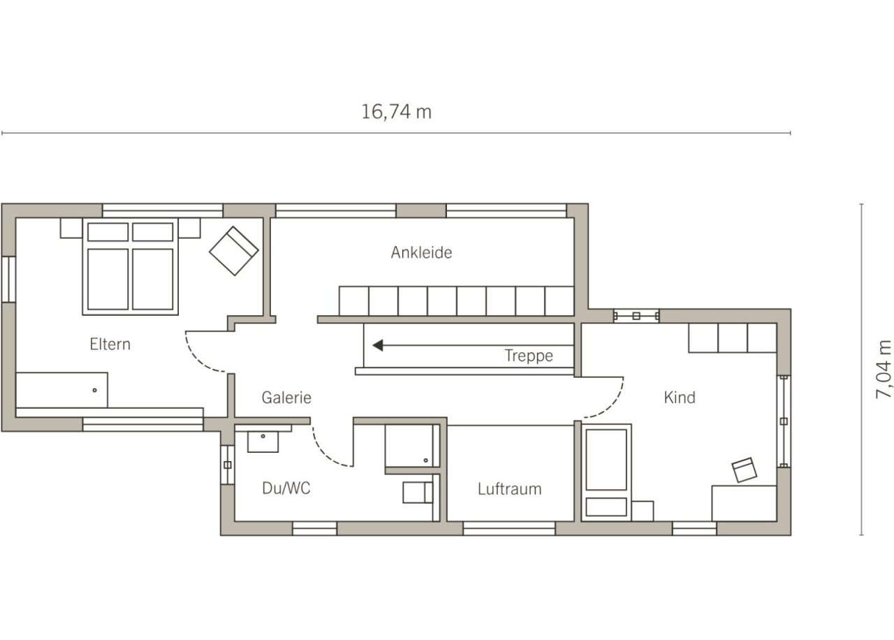 Grundriss Dachgeschoss