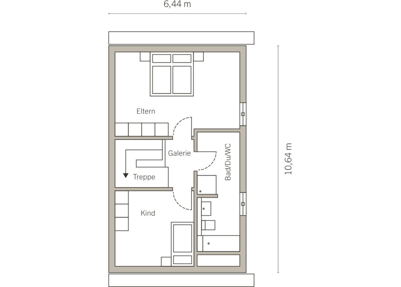 Grundriss Dachgeschoss