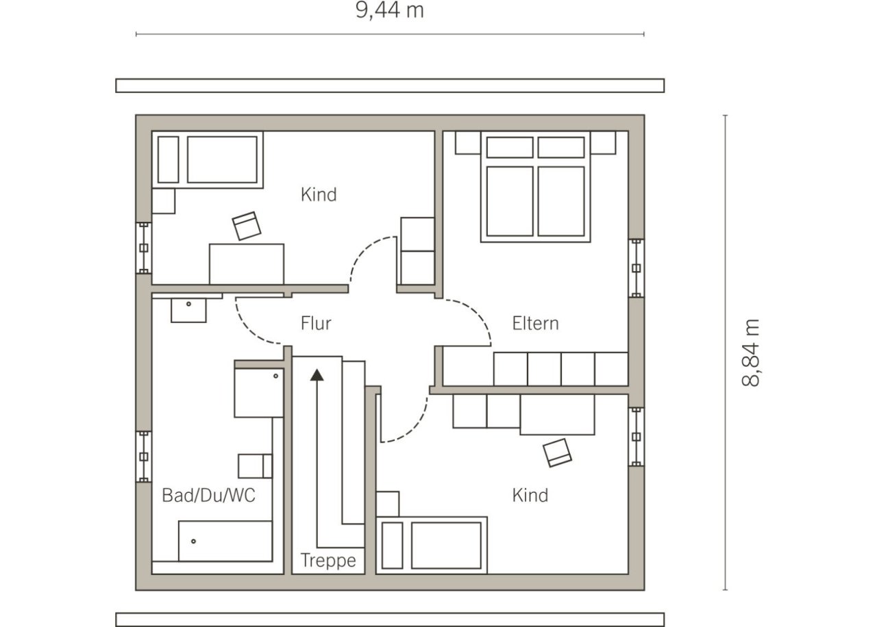 Grundriss Dachgeschoss Grundriss Dachgeschoss