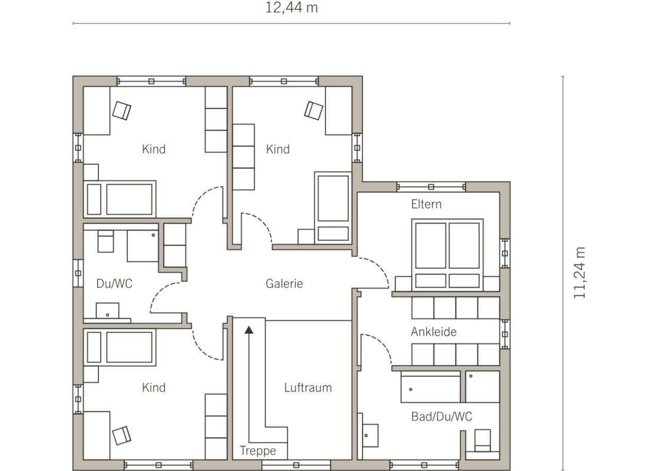Grundriss Dachgeschoss Grundriss Dachgeschoss