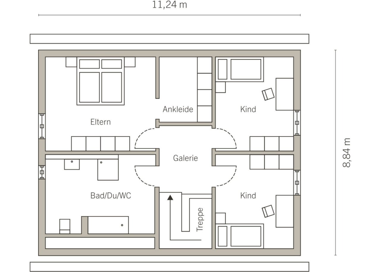 Grundriss Dachgeschoss
