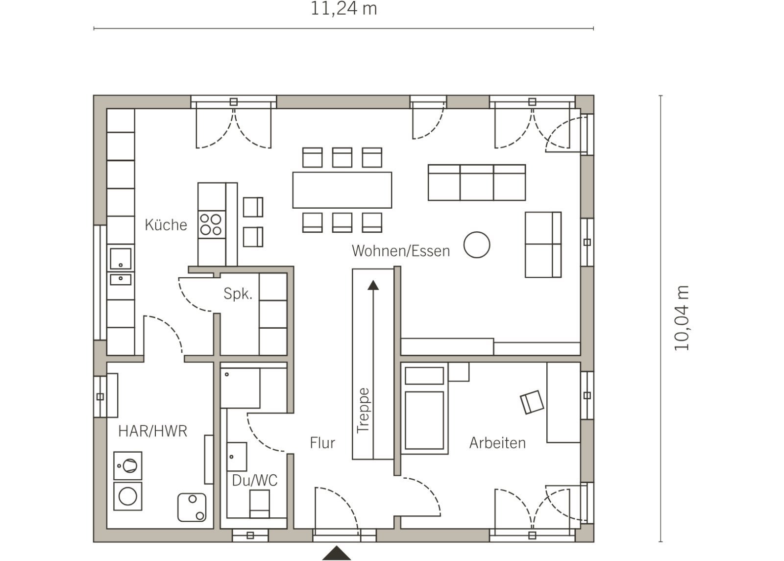 Grundriss Erdgeschoss