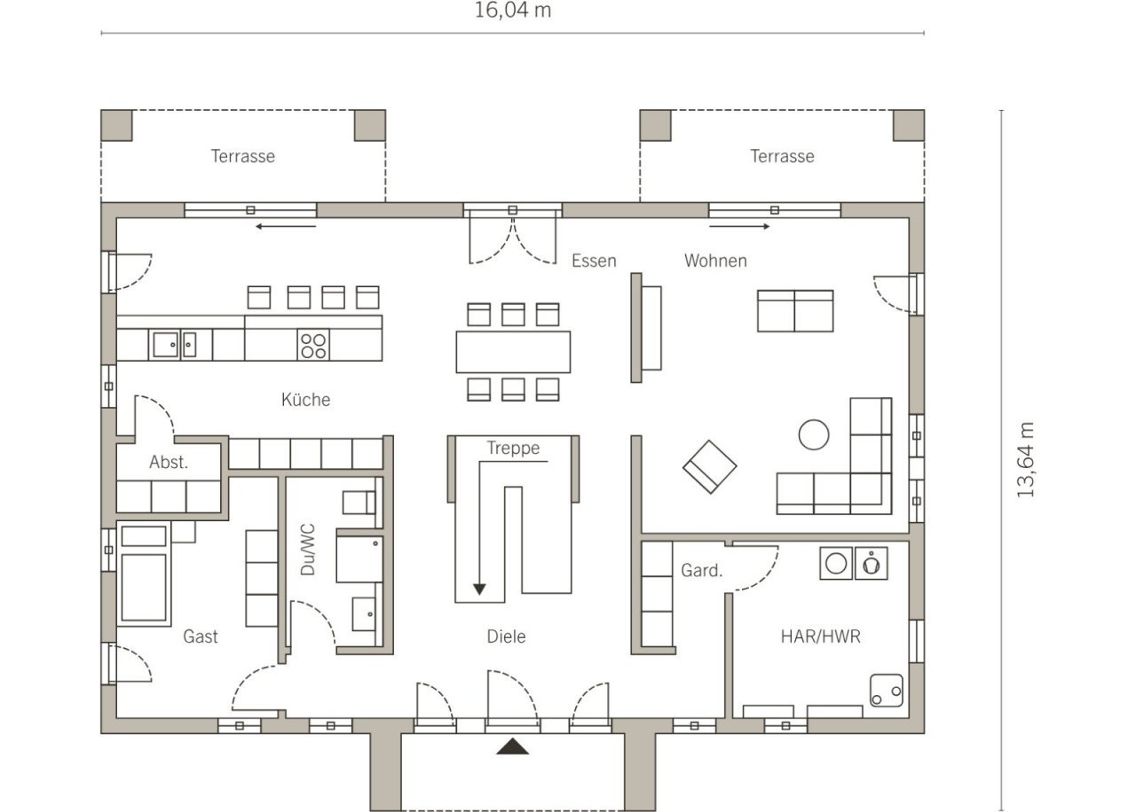 Grundriss Erdgeschoss