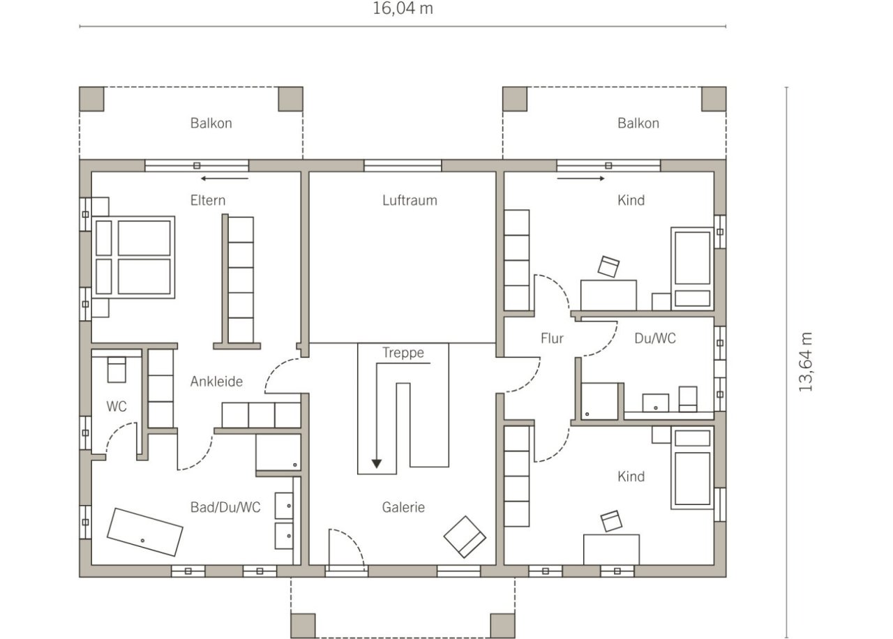 Grundriss Dachgeschoss