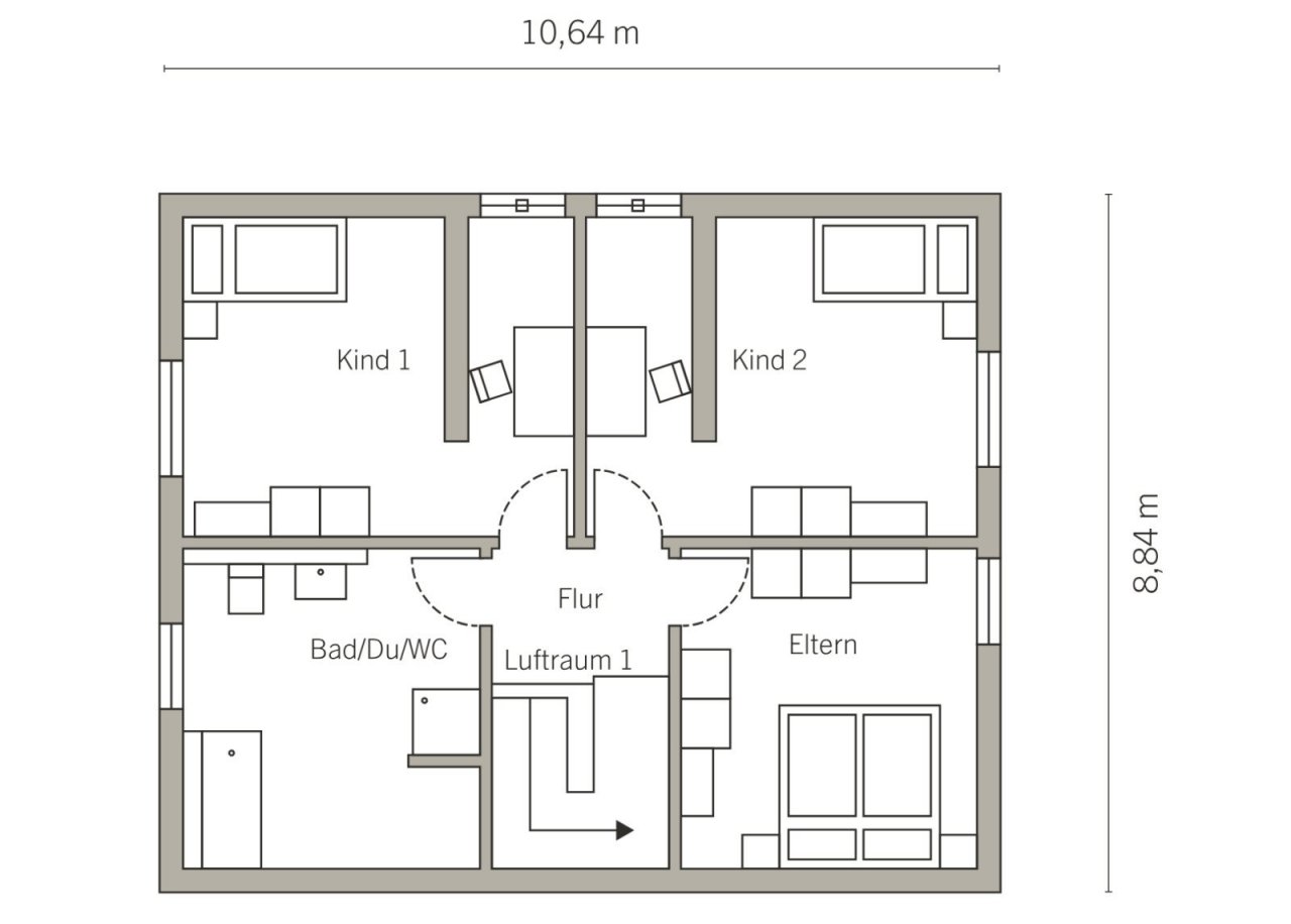 Grundriss Dachgeschoss