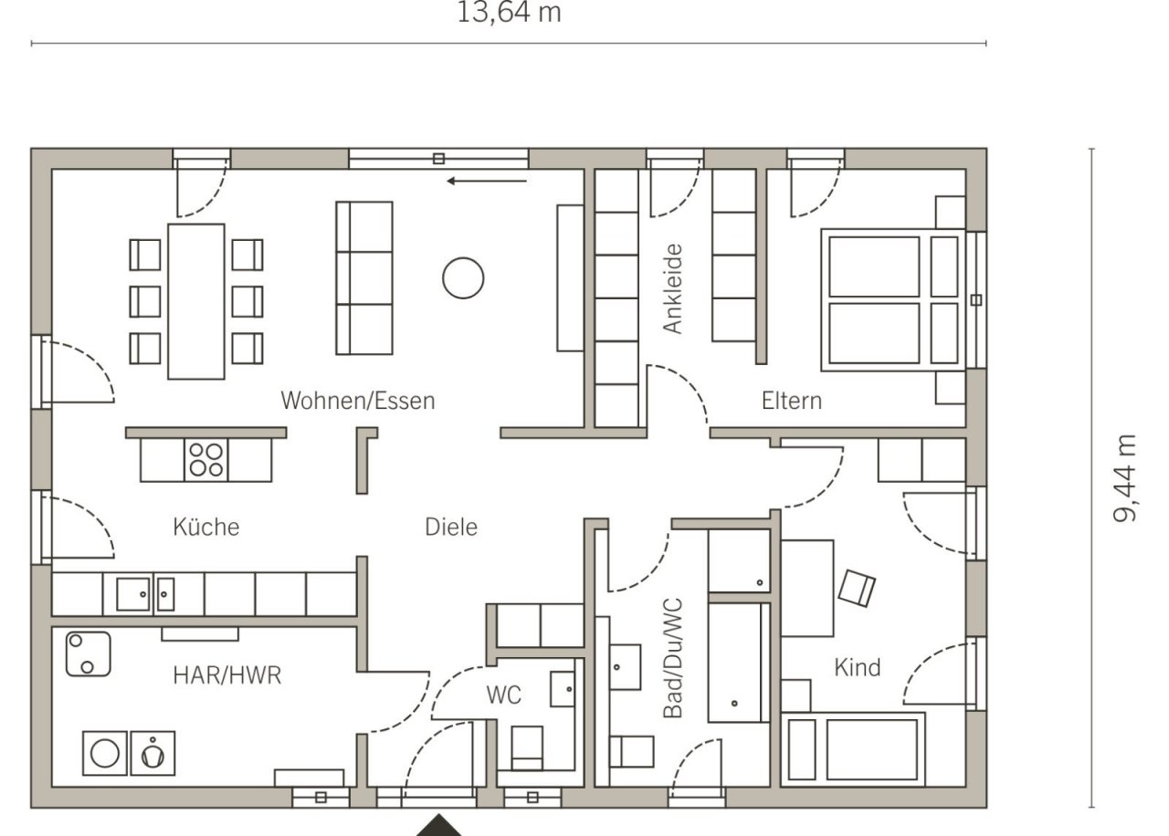 Grundriss Erdgeschoss