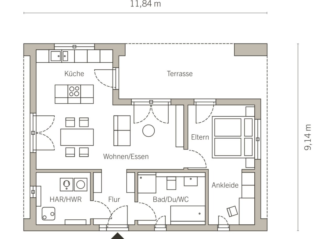 Grundriss Erdgeschoss