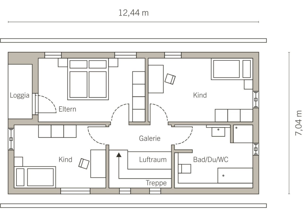 Grundriss Dachgeschoss