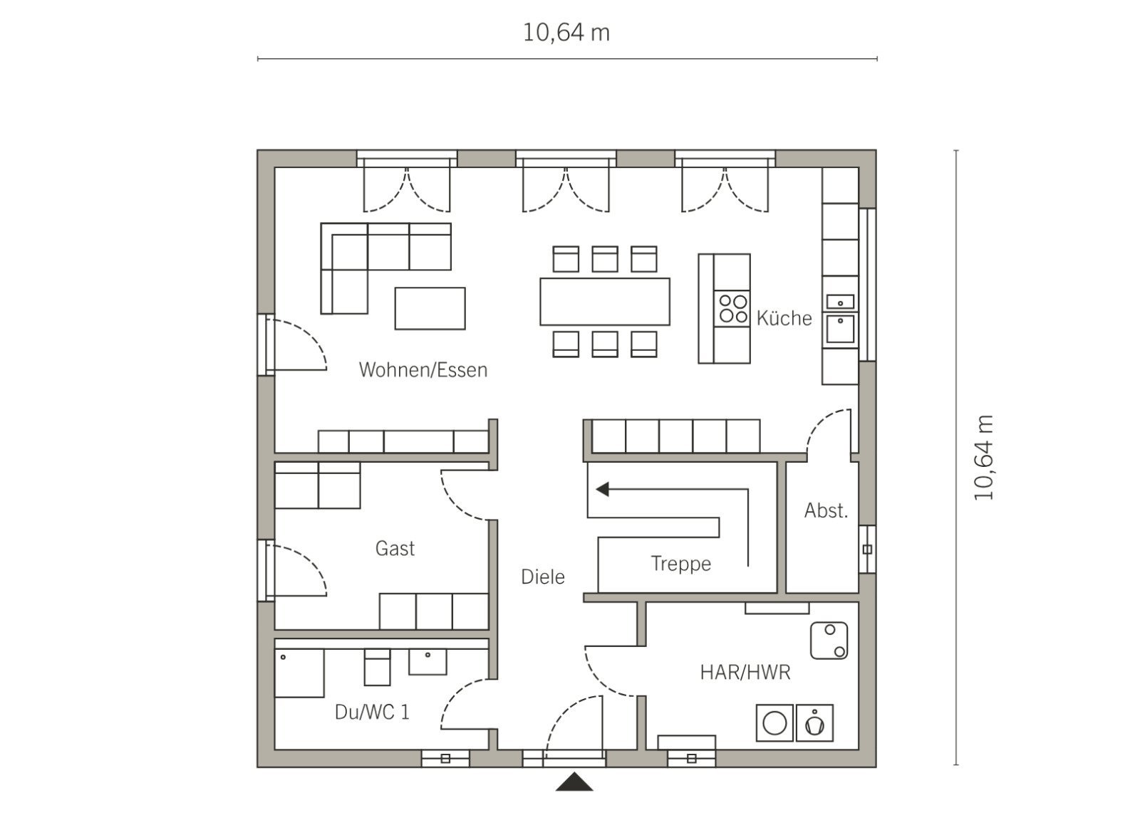 Grundriss Erdgeschoss