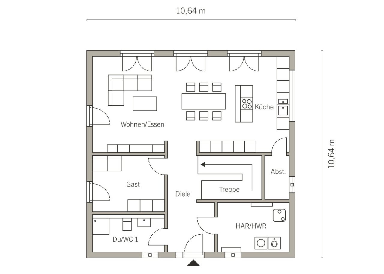 Grundriss Erdgeschoss