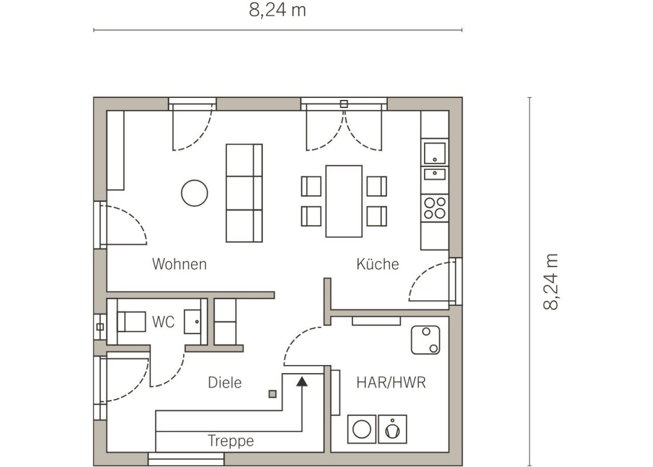 Grundriss Dachgeschoss