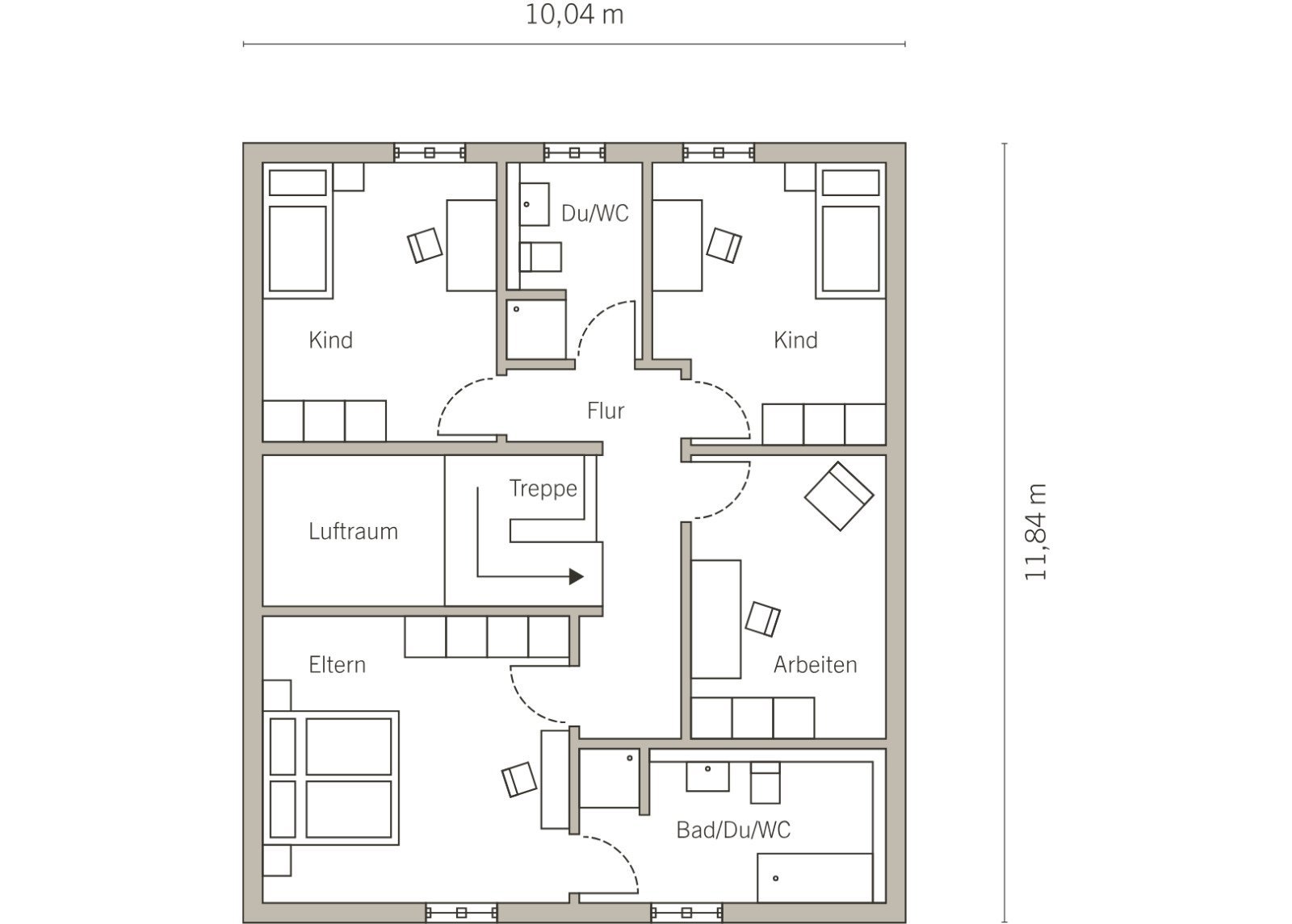 Grundriss Dachgeschoss