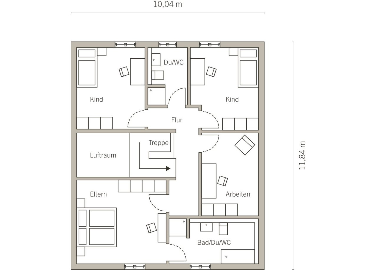 Grundriss Dachgeschoss