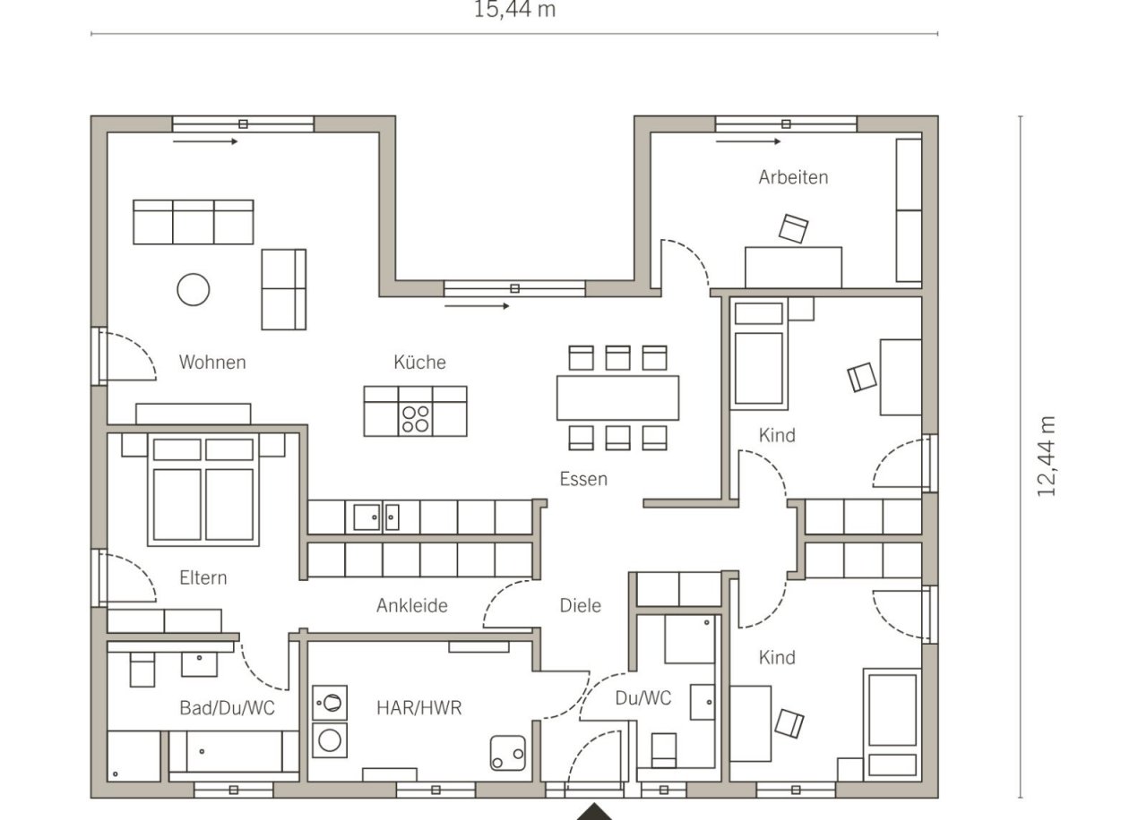 Grundriss Erdgeschoss