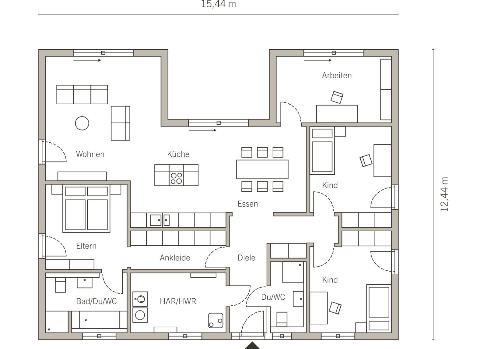 Grundriss Erdgeschoss