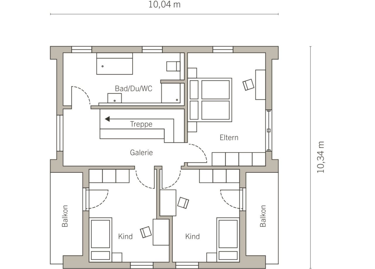 Grundriss Dachgeschoss