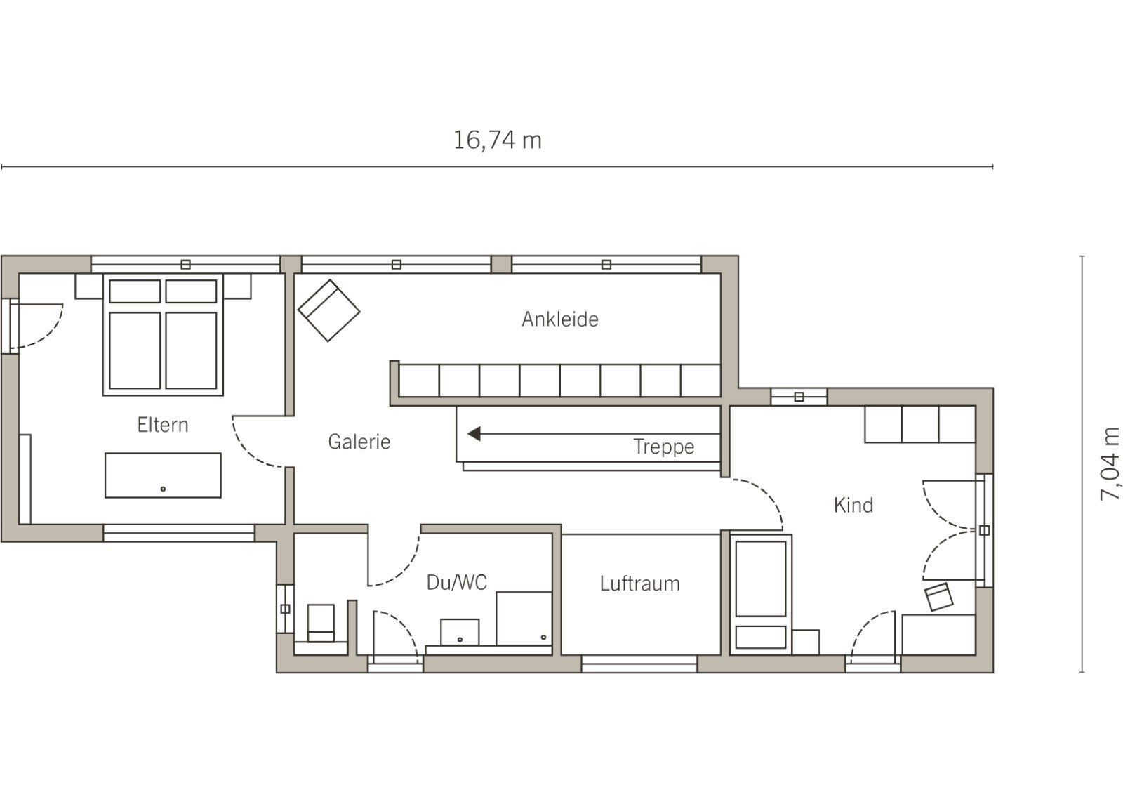 Grundriss Dachgeschoss