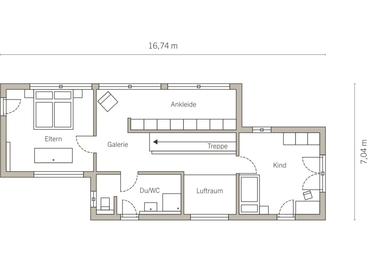 Grundriss Dachgeschoss