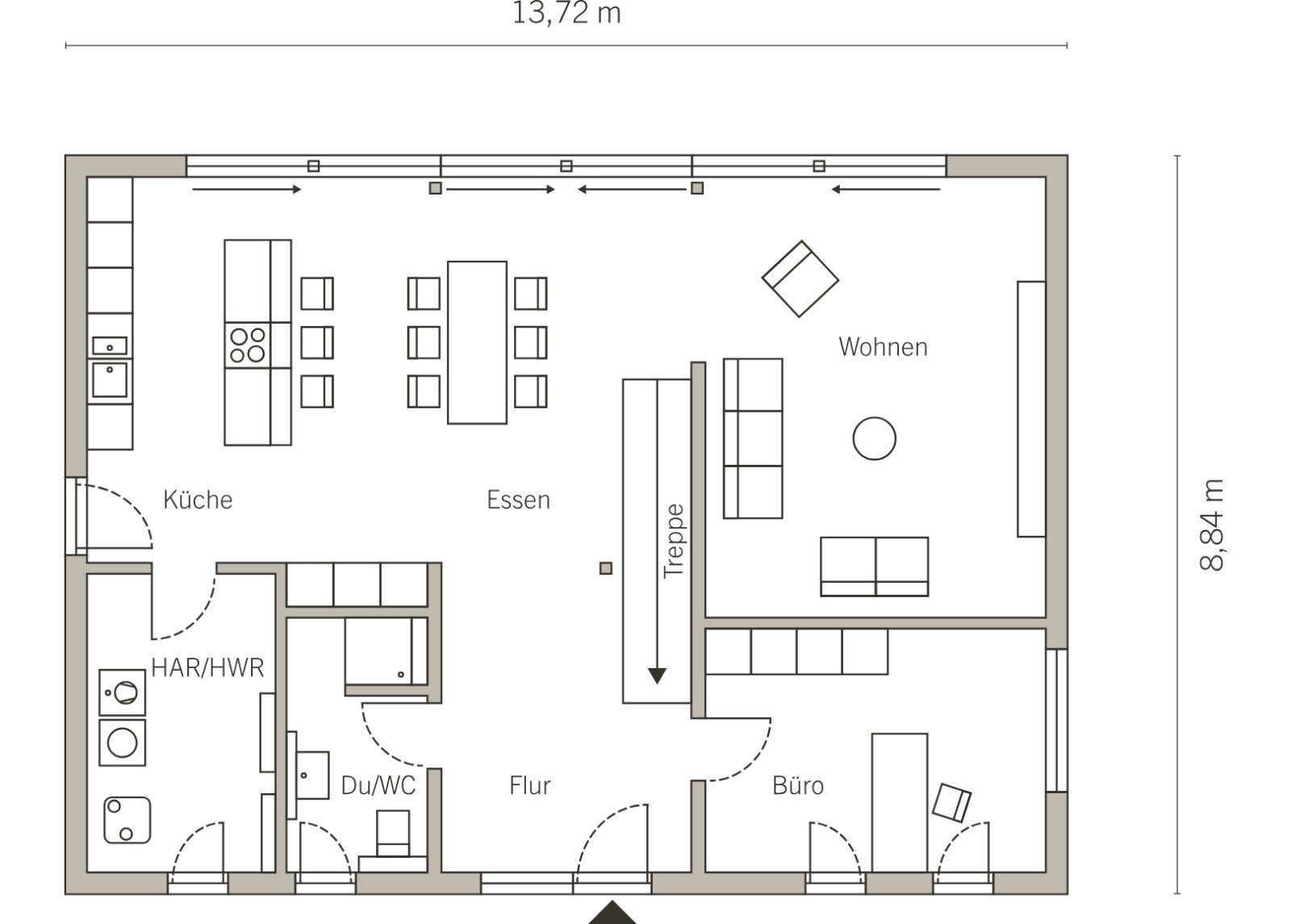 Grundriss Erdgeschoss