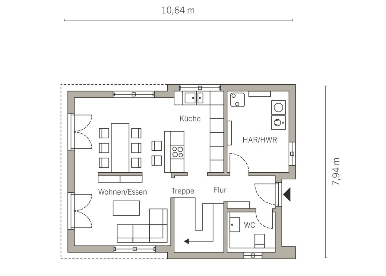 Grundriss Erdgeschoss
