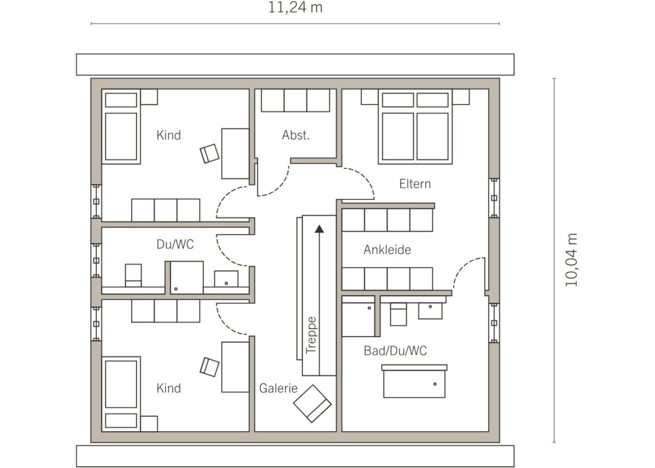 Grundriss Dachgeschoss