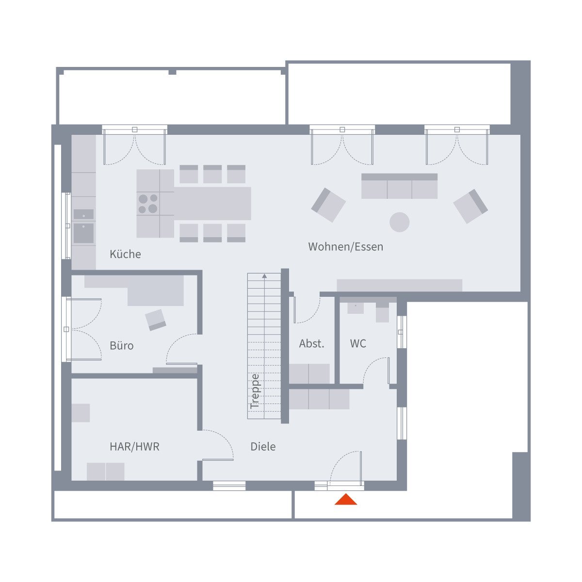 Grundriss Erdgeschoss Grundriss Erdgeschoss