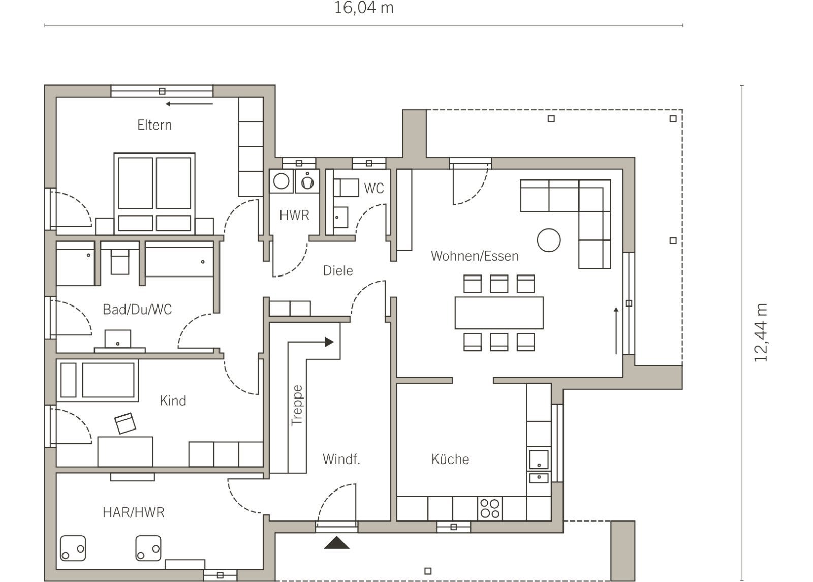 Grundriss Erdgeschoss Grundriss Erdgeschoss