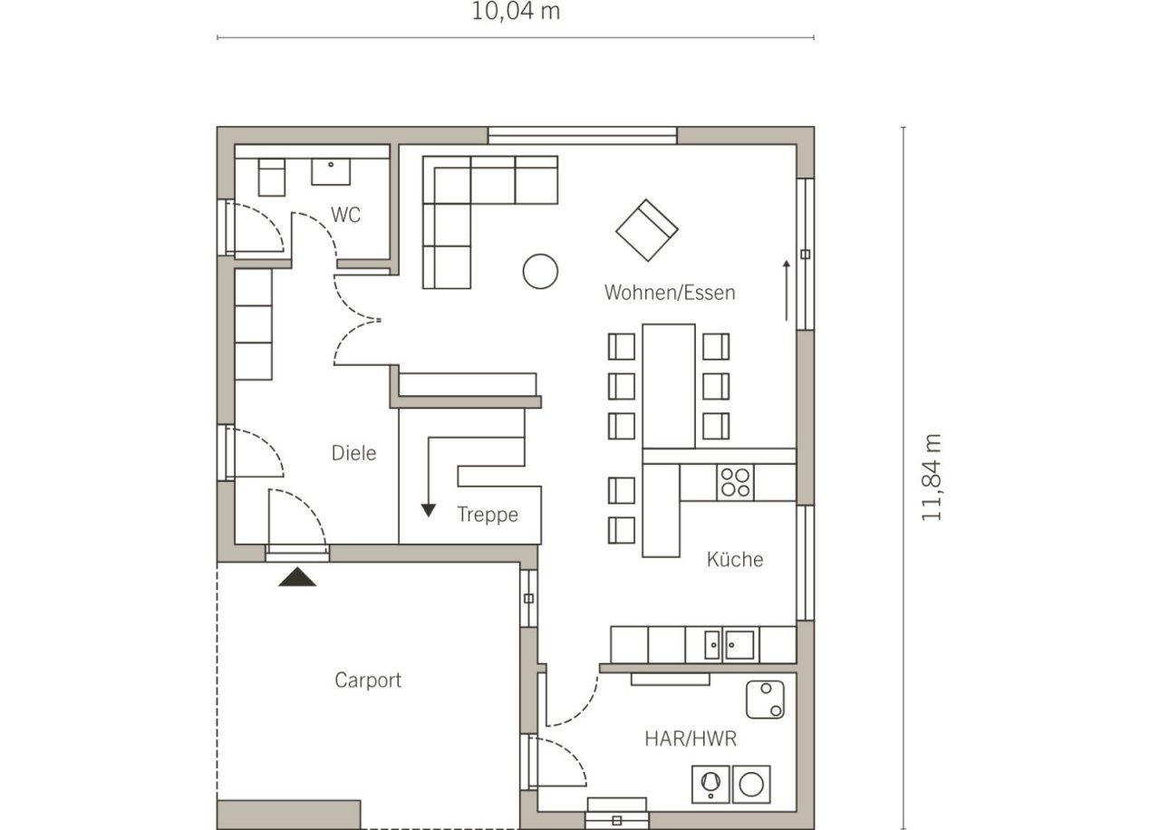 Grundriss Erdgeschoss